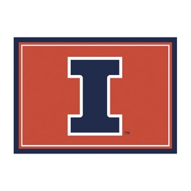 Unversity of Illinois 6x8 Spirit Rug (4000019215), 5031ILL1